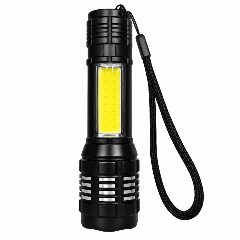 Linterna Táctica Recargable De Larga Distancia Led